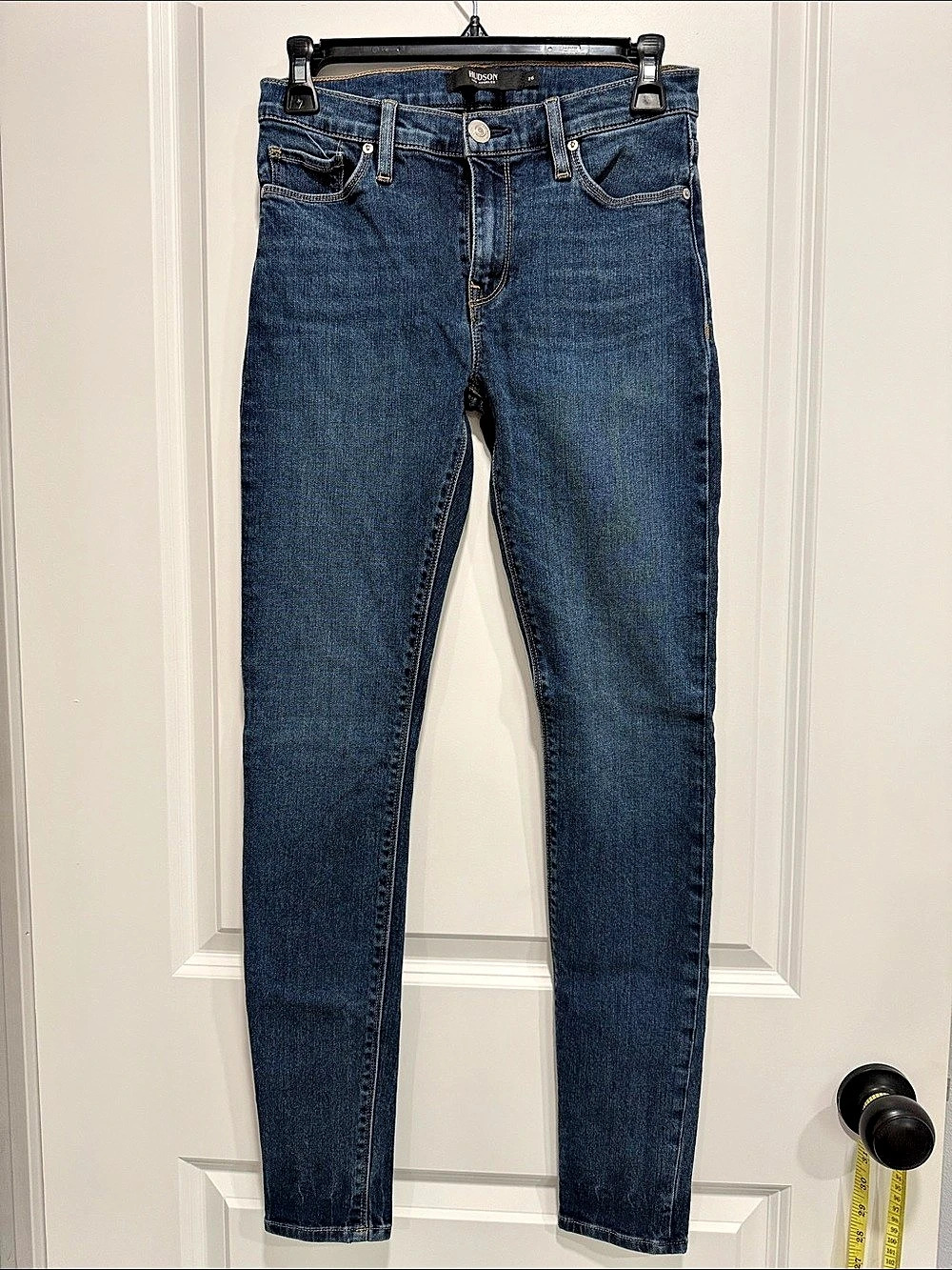 Hudson Nico Super Skinny Jeans Blue Waist 26
